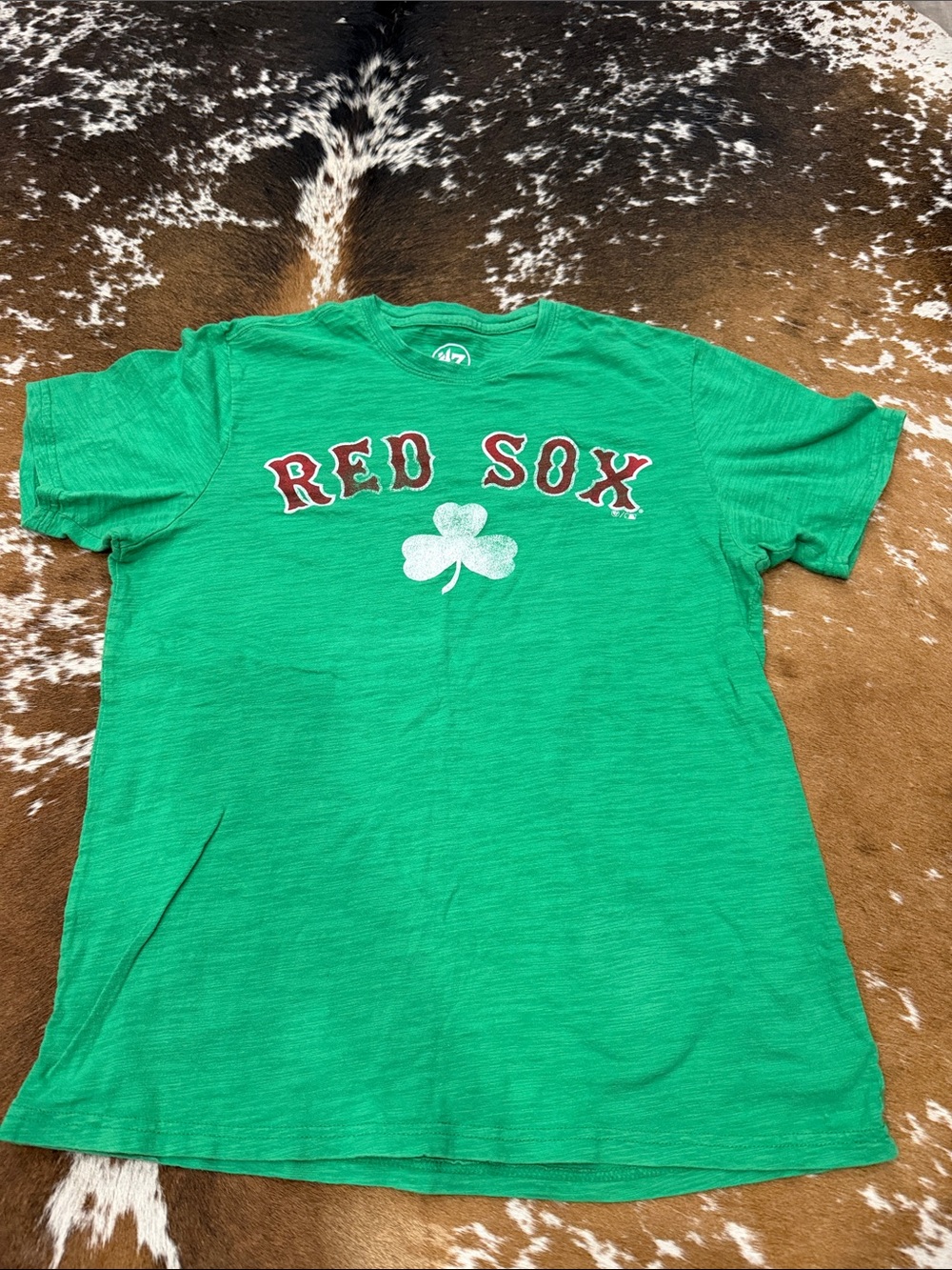 47 Green "Red Sox" Shamrock Tee
